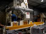 Cogeim Continuous feed  tunnel type - mesh-belt shot blasting machine for metallic parts - STL Series Shotblasting Machines 